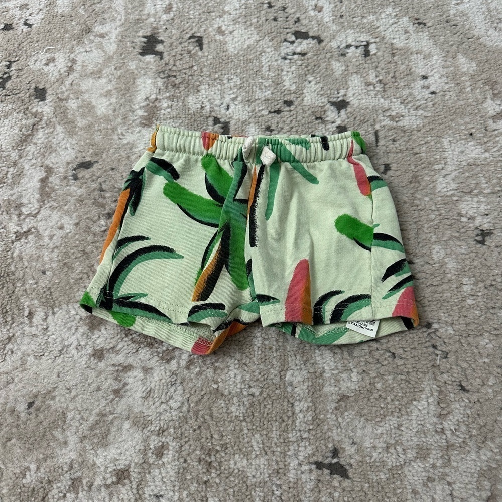 Zara Baby Palm Print Shorts Size 3-6 Months